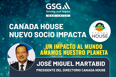 Noticia Un impacto al mundo: porque amamos nuestro planeta nos complace informarles que Canada House es nuevo Socio Impacta de GSG NAB Chile.